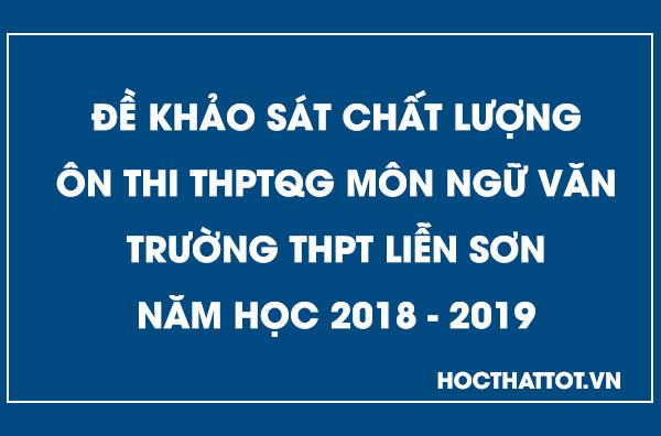 de-khao-sat-chat-luong-on-thi-thptqg-mon-ngu-van-thpt-lien-son-nam-2019